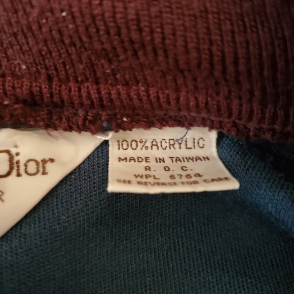 Christian Dior Monsieur 80s Vintage Sweater Track - Picture 6 of 14